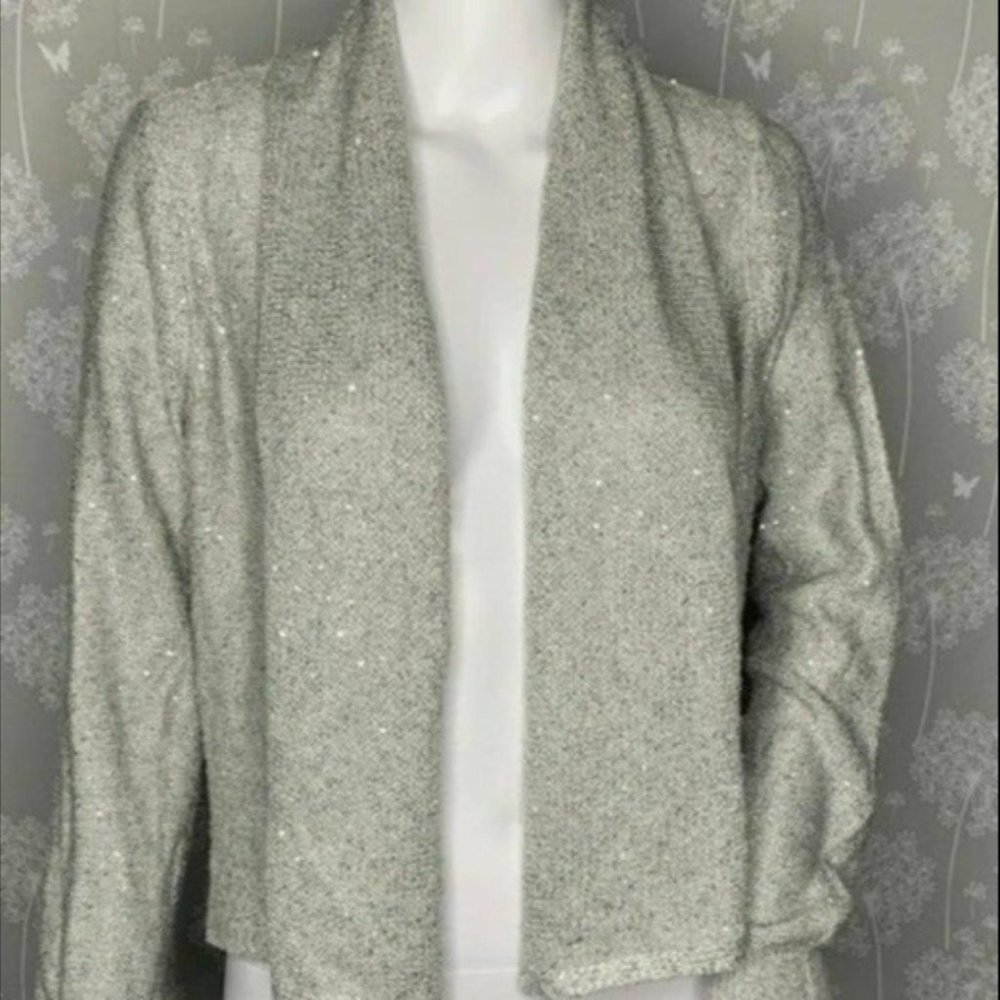 Anthropologie Knitted & Knotted Sparkle Cardigan